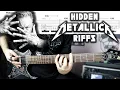 Lagu Hidden Metallica Riffs (Vol 2) | Riffs Under Vocals | With Tabs