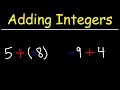 GED Math - How to Add Positive and Negative Integers
