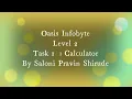 OASIS INFOBYTE WEB DEVELOPMENT INTERNSHIP