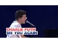 Download Lagu Charlie Puth - 'See You Again' (Live At Jingle Bell Ball 2015)