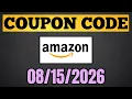 Amazon Coupon Code August 2026 - Amazon Discount Code Promo Code