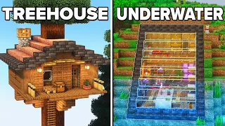 Minecraft: 3 Simple Starter Houses!