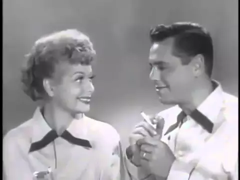 I Love Lucy cigarette commercials