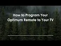 How to Program Your Optimum Remote to Your TV