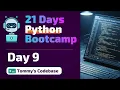 Day 9 21 Days of Python Bootcamp Algorithmic Thinking Pseudocodes