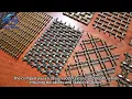 Luxury Metal Shimmer Premium Crimped Decorative Wire Mesh Showcase Hebei Frank Wire Mesh