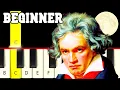 Download Lagu Moonlight Sonata - Beethoven - Very Easy and Slow Piano tutorial - Beginner