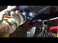 replace generator plastic tank fuel shut off valve and rubber bushing