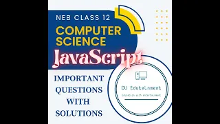NEB Class 12 Computer Science JavaScript Important questions