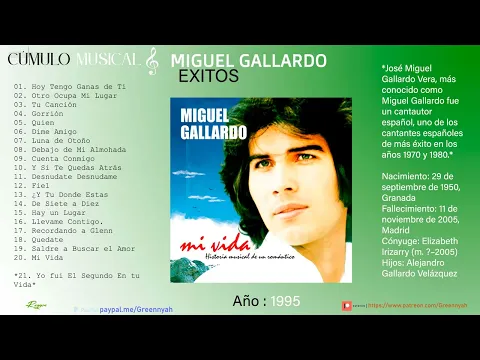 Download MP3 Miguel Gallardo 21. - Yo Fui El Segundo En Tu Vida