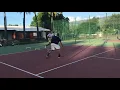 Tennis split step training