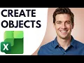 How to Create Objects in Microsoft Excel Full Guide