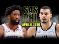 San Antonio Spurs vs Philadelphia 76ers Full Game Highlights - April 6 2026 NBA Season