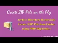 Create ZIP File using PHP