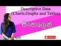 Descriptive Data Charts Graphs and Tables -