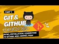 Part 1 Intro Installation Add Commit Push Git and GitHub Tutorial Series in Malayalam