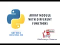 - Array Module with different Functions