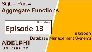 Aggregate Functions in SQL