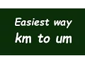 Download Lagu Convert Km to micrometer( kilometer to micrometer) with Example