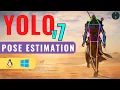 Official YOLO v7 Pose Estimation Windows Linux