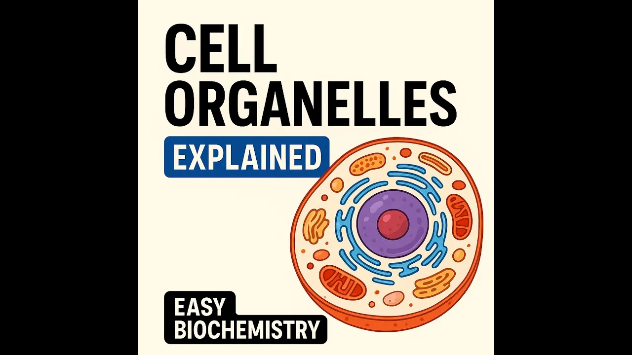 Cell Organelles Explained | Cell Structure & Functions | Easy Biochemistry