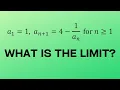 How to find the limit of a recursively defined sequence