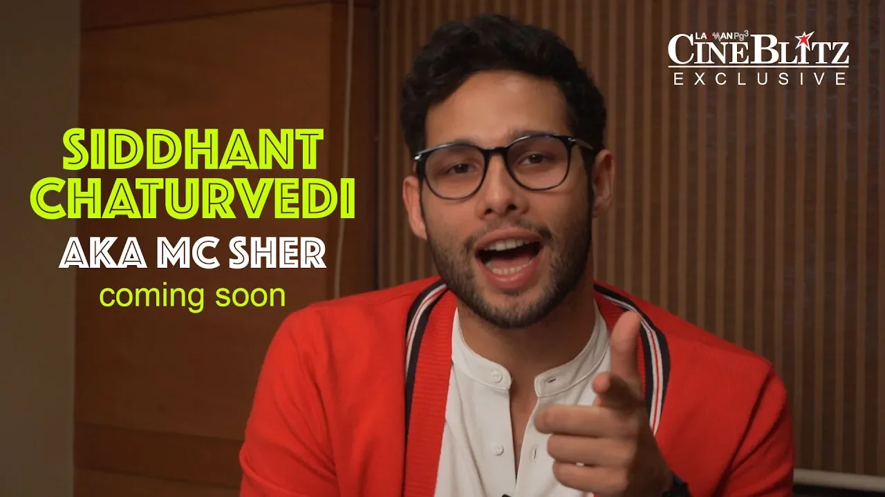 Siddhant Chaturvedi aka MC Sher Rap Promo | Gully Boy | CineBlitz