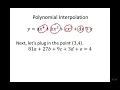 Polynomial Interpolation Using Matrices