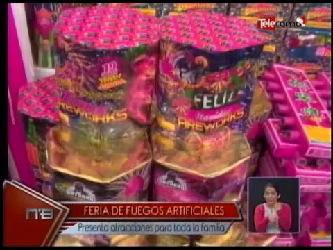 Feria de Fuegos artificiales presenta atracciones para toda la familia