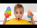 Download Lagu Niki bermain dan membuat cokelat meletuskan - Video anak-anak lucu