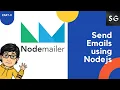 How to send email using Node js Back-end development ExpressJs NodeJs Nodemailer Part-II