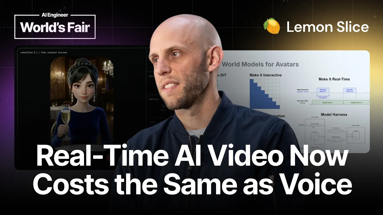 Voice agents with Realtime Video — Sidney Primas, LemonSlice: video thumbnail