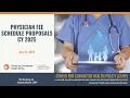 Physician Fee Schedule Proposals for CY 2025