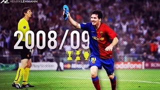 lionel messi 2008 09 goals skills u0026 assists