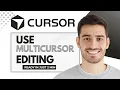 How To Use Multi-Cursor Editing Using Cursor Full Guide