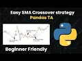 Algotrading - Easy SMA Crossover strategy