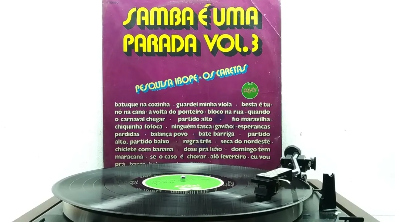 SAMBA É UMA PARADA Volume 3 - Os Caretas (Vinil 1972)