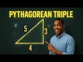 Pythagorean triples