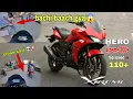 “Bachi Baach Gayi 😱 Hero Xtreme 200S Close Call! | Top Speed Test 110+ 🚀🔥”