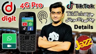 jazz digit 4g pro whatsapp video call tiktok u0026 touch screen on jazz digit 4g 