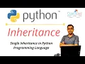 Inheritance in Python Single inheritance in python how -