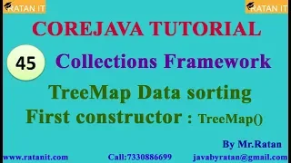 Core java Collections Framework -45 Tree Map Data Sorting By Ratan sir
