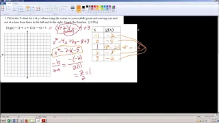 Algebra 2 - Chapter 5 Quiz Review