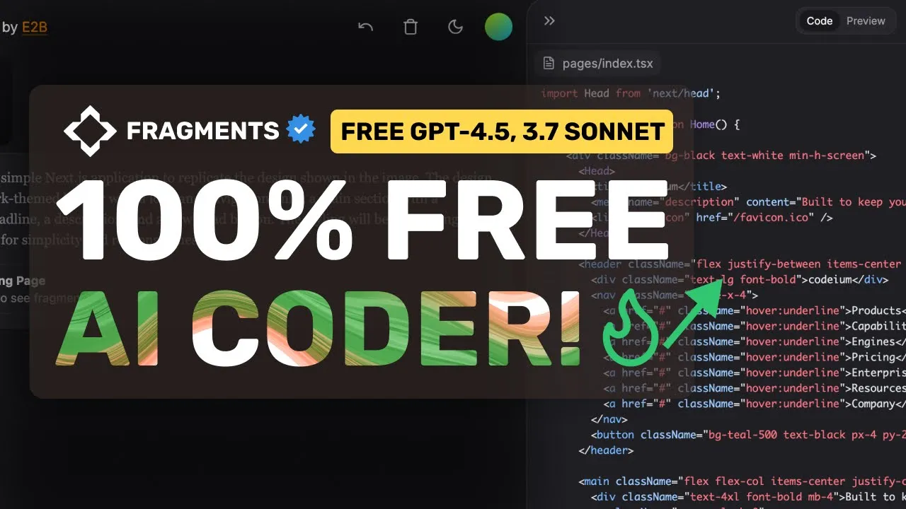 Fragments: IA Coder GRÁTIS!