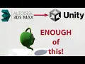 How to export FBX models from 3ds Max to Unity and fix rotation pivot scale