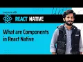 What is react native component in Hindi Urdu react component ITS Gujrat