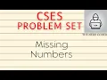 Missing Number CSES problem set