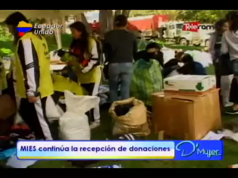 MIES continúa la recepción de donaciones