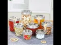 8 ounce jelly glass jars 4OZ food storage jars kitchen Clear Jars Containers With Screw On Lids