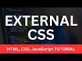 External CSS External css tutorial Css external style sheet Web Development Tutorial